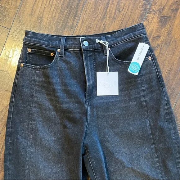 pistola Black Cropped Straight Crop Jeans - Picture 5 of 11